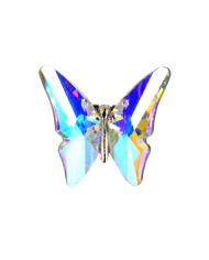 1064 MARIPOSA CRISTAL PLATA