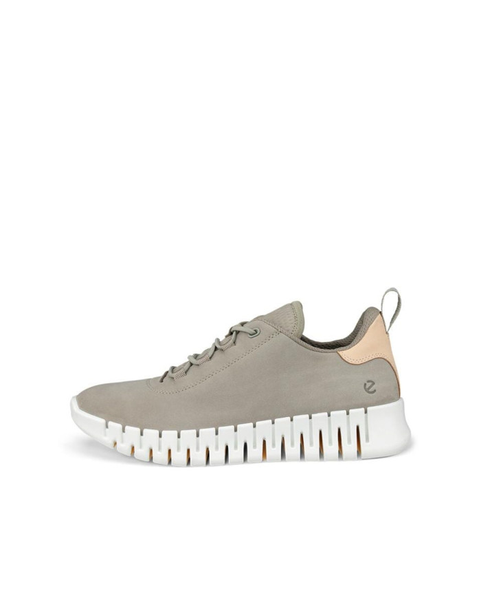 ECCO GRUUV V SNEAKER LEA VETIVER/POWDER