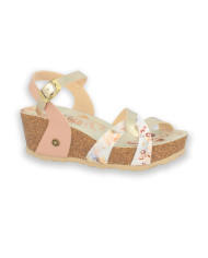 40381 SANDALIA CUÑA PLATINO