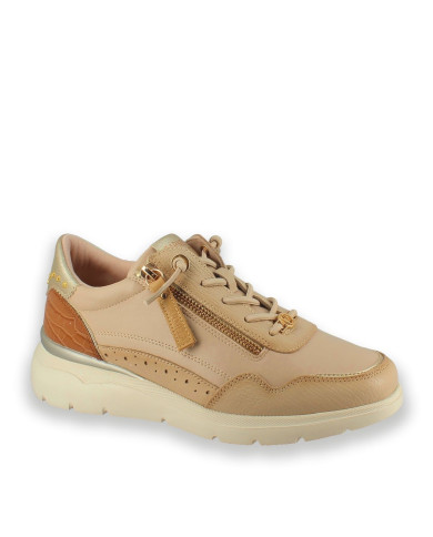 ZAPATO SRA PIEL BEIGE