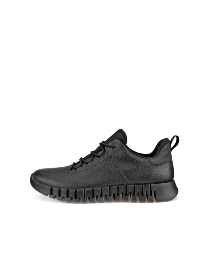 ECCO GRUUV M SNEAKER LEA BLACK 