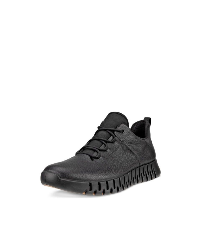 ECCO GRUUV M SNEAKER LEA BLACK 