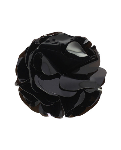 1145 POMPON VINILO NEGRO