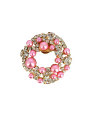 1172 CORONA BOLAS ROSA