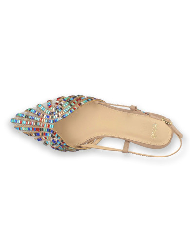SANDALIA TAUPE MULTI