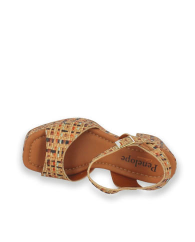 PIEL TRENZA NAJARA COMBI 1/CUERO 