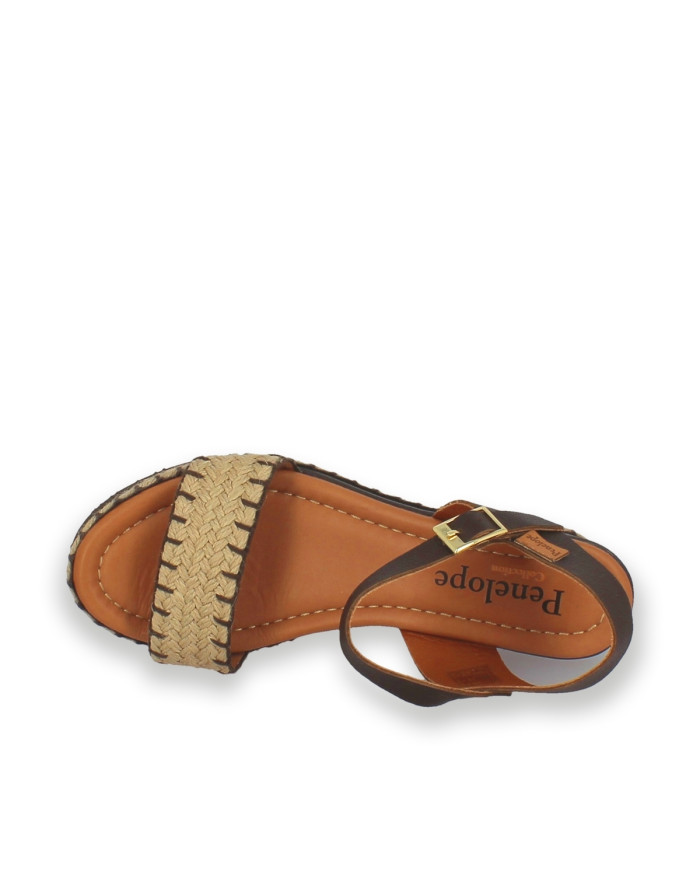 PIEL MARS MARRON/CUÑA FORRADA