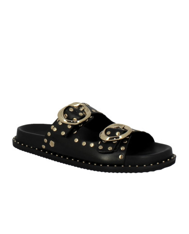 SANDALIA SRA PIEL NEGRO