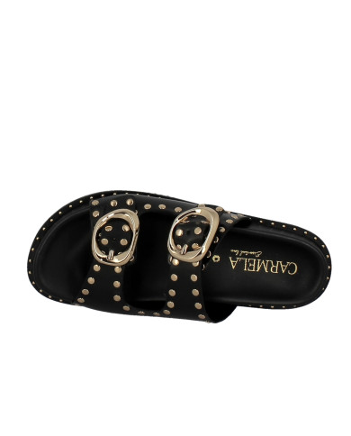 SANDALIA SRA PIEL NEGRO