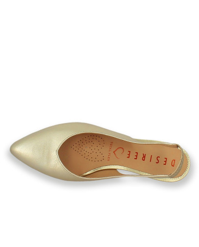 Salon destalonado tacon 4,5 cm STAR PLATINO