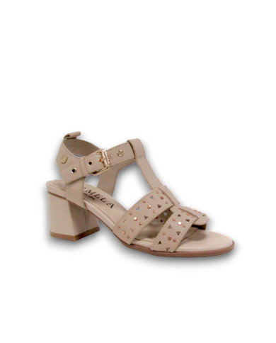 SANDALIA SRA PIEL BEIGE