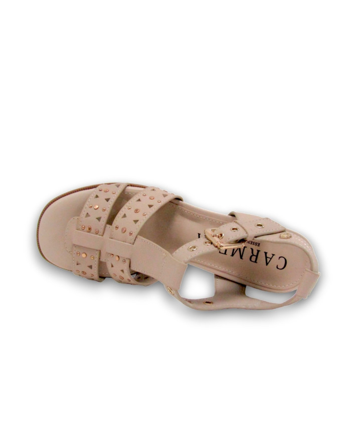 SANDALIA SRA PIEL BEIGE