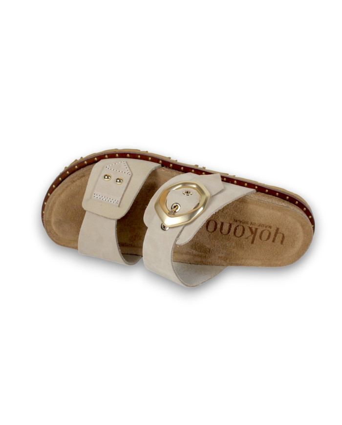 Sandalia plana NOBUCK 261 
SAND