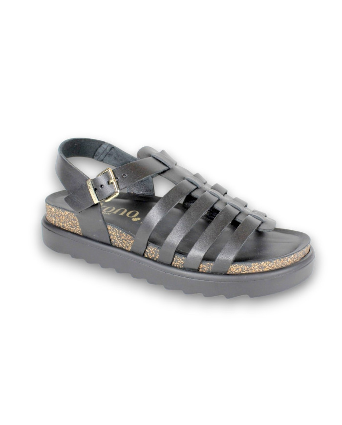 Sandalia plana NAPA 261 
NEGRO