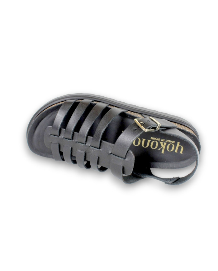 Sandalia plana NAPA 261 
NEGRO