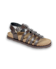 Sandalia plana NAPA 261 
CHOCOLATE