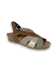 Sandalia cuña NOBUCK/PERLA 261
MULTI OLIVINA
