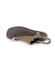 SAND. PLANA PIEL SUEDE ADORNO MOKA