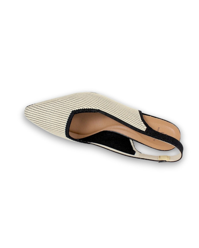 DEST. PUNTERA FLOW RECITEX MIL RAYAS CREMA+NEGRO