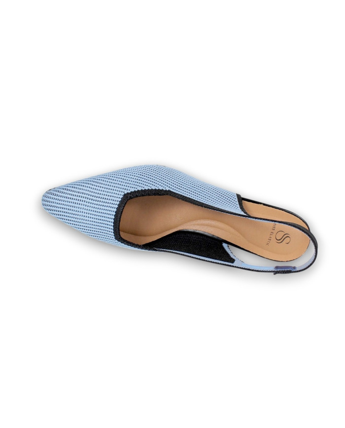DEST. PUNTERA FLOW RECITEX MIL RAYAS CELESTE+NEGRO