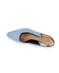 DEST. PUNTERA FLOW RECITEX MIL RAYAS CELESTE+NEGRO