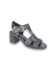 SANDALIA SRA PIEL NEGRO