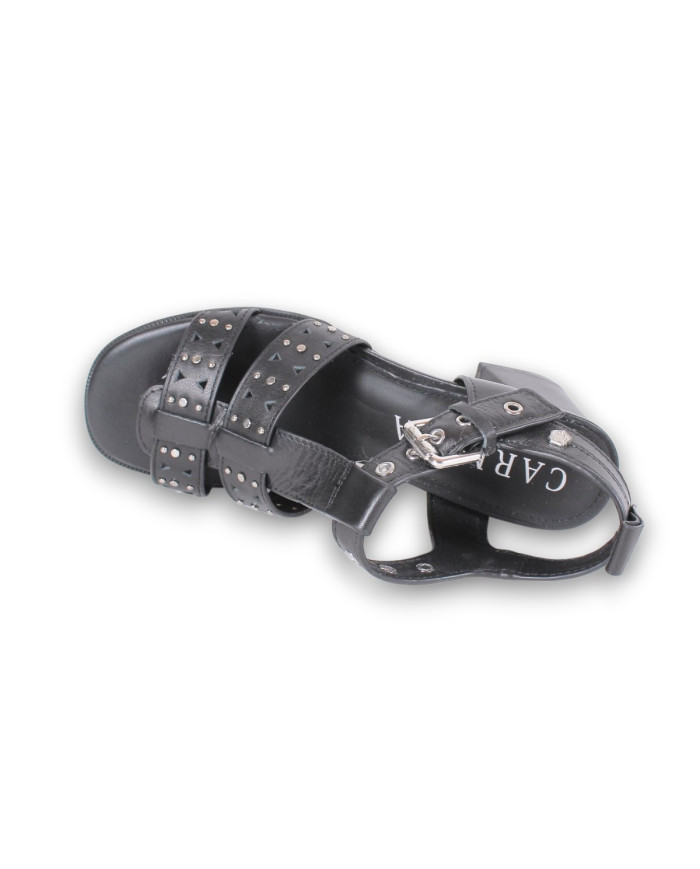 SANDALIA SRA PIEL NEGRO