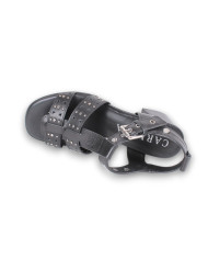SANDALIA SRA PIEL NEGRO