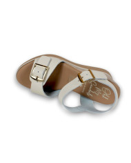 HIELO SUELA 4103 NACAR/TAUPE + TAMPOGRAFIA