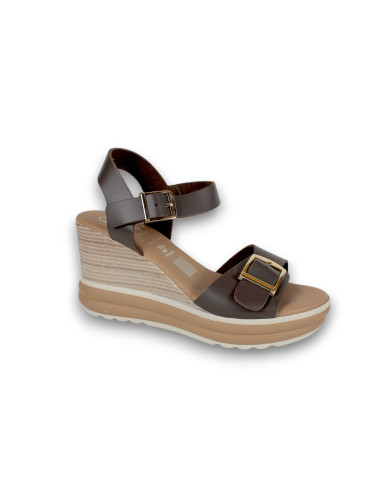HIELO SUELA 4103 NACAR/TAUPE + TAMPOGRAFIA