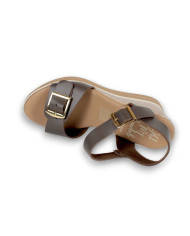 HIELO SUELA 4103 NACAR/TAUPE + TAMPOGRAFIA