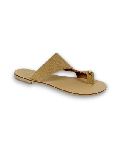 SUEDE BEIGE SOLE NATURAL