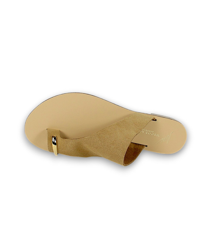 SUEDE BEIGE SOLE NATURAL