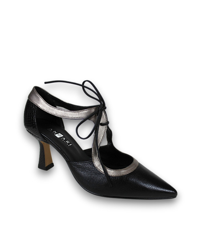 PUNTA TALON MARRON NEGRO