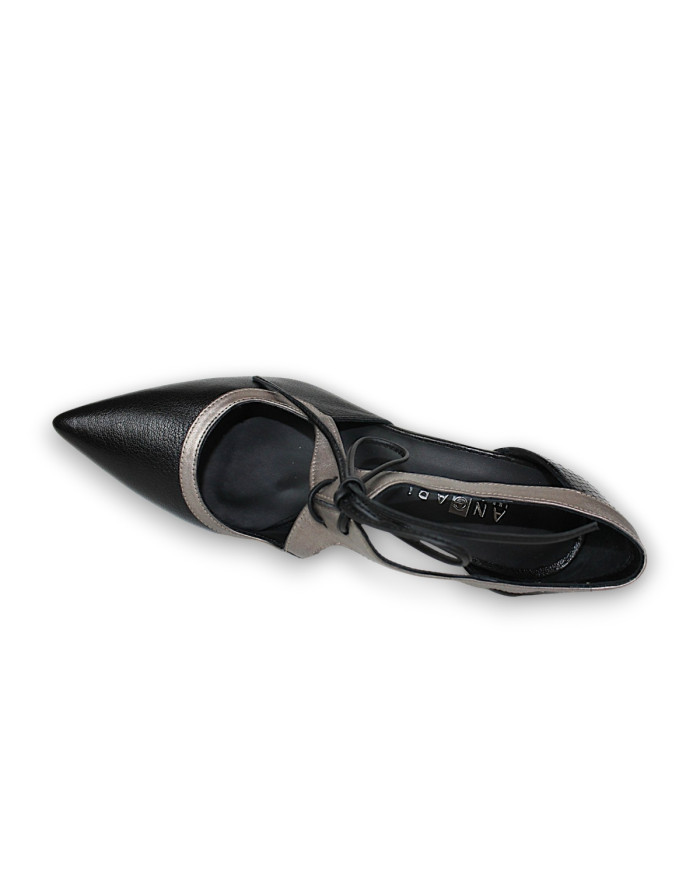 PUNTA TALON MARRON NEGRO